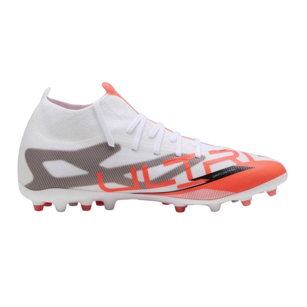 Puma Mens Ultra 5 Match+ Firm Ground Football Boots / Puma White